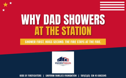 Why Dad Showers at the Station Before He Comes Home