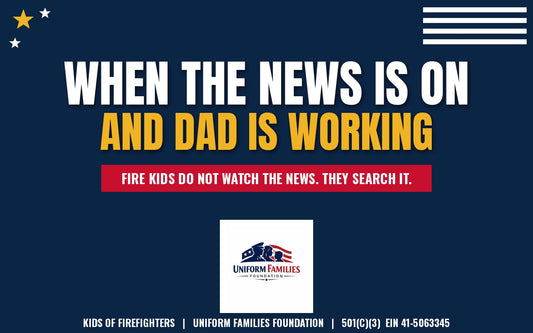When the News Is On and Dad Is Working